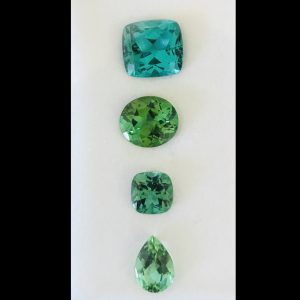 Faceted tourmaline