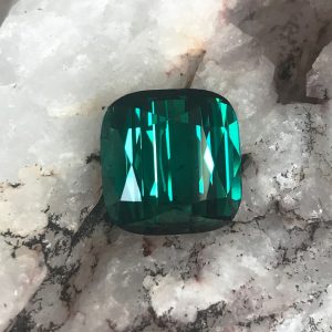 Faceted tourmaline
