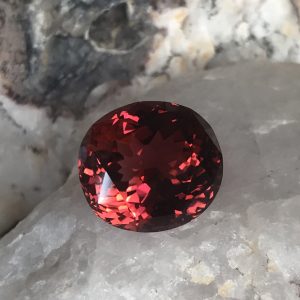 Faceted tourmaline