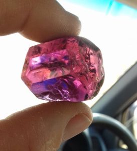 Pink Eye Rubellite — Namibian tourmaline